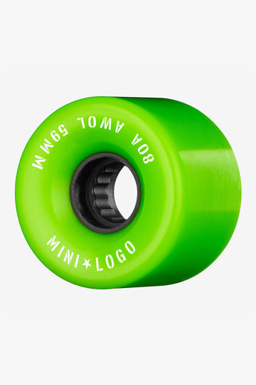 Ruedas de skate MINILOGO AWOL 59 mm 80A 4PK GREEN