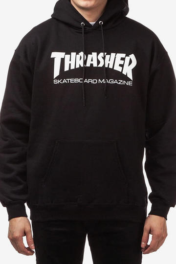  Buzo de hombre THRASHER HOODIE SKATE MAGAZINE - NEGRO