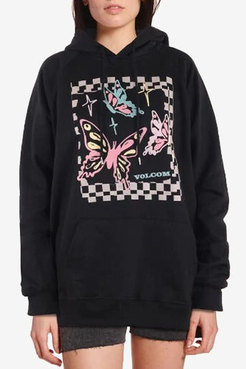 Drifters Buzo de mujer VOLCOM HOOD WALK IT OUT BORDO