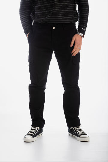 Pantalon WOODOO CHINO CARGO STRETCH - NEGRO