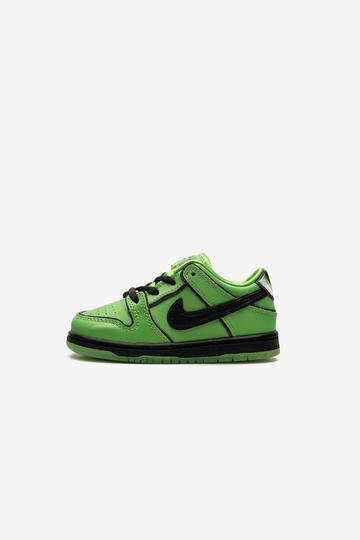 Zapatilla de niño NIKE SB DUNK  TD POWERPUFF GIRLS BELLOTA - GREEN