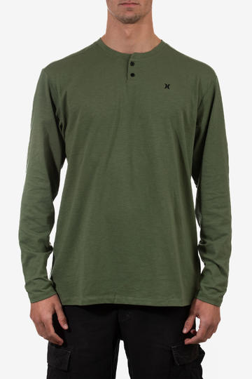 Remera HURLEY H2O DRI SLUB HENLEY  LS