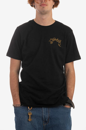 Remera de hombre WOODOO CAPITAN SKULL - NEGRO