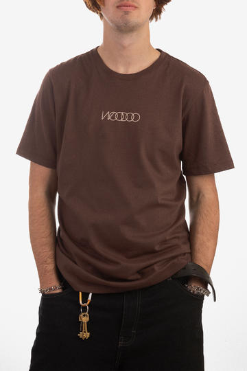 Remera WOODOO 70s - HAYA/CHOCOLATE