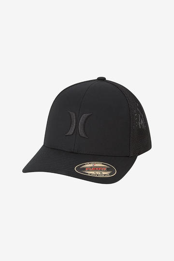 Gorra HURLEY LAGUNA ICON STRETCH HAT - BLACK/BLACK