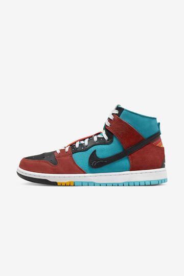 Zapatilla NIKE SB DUNK HI DI´ORR GREENWOOD NAVAJO ARTS- TURQUOISE BLUE