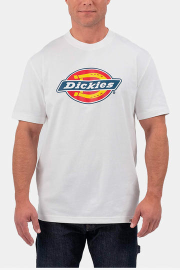 Remera de hombre DICKIES TRI-COLOR LOGO GRAPHIC S/S-WHITE