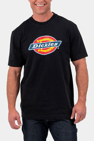 Remera de hombre DICKIES TRI-COLOR LOGO GRAPHIC S/S-KNIT BLACK