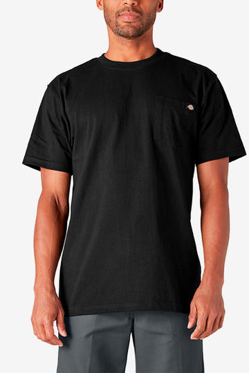 Remera de hombre DICKIES SKATEBOARDING HEAVYWEIGHT S/S-KNIT BLACK