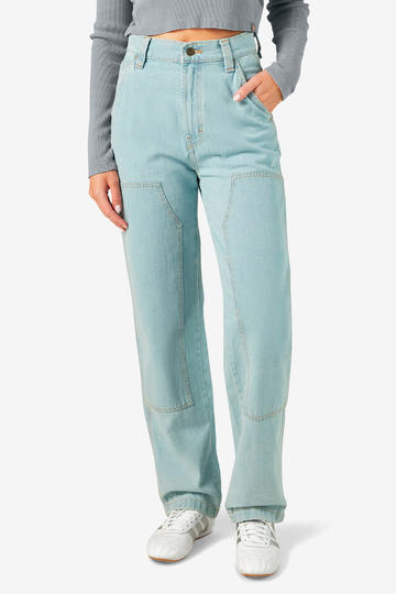 Pantalon de mujer DICKIES MADISON DOUBLE KNEE-DENIM VINTAGE WASH