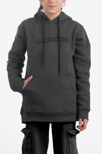 Buzo de niño WOODOO BH LOGO JUNIOR - WASHED BLACK