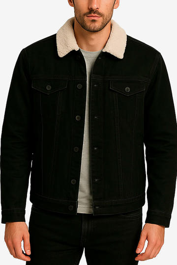 Campera HURLEY ALPINE TRUCKER JACKET -BLACK